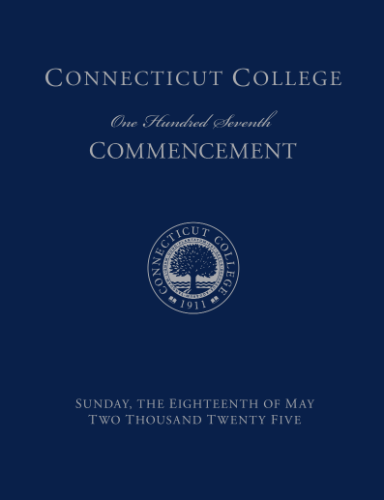 107th Commencement program cover
